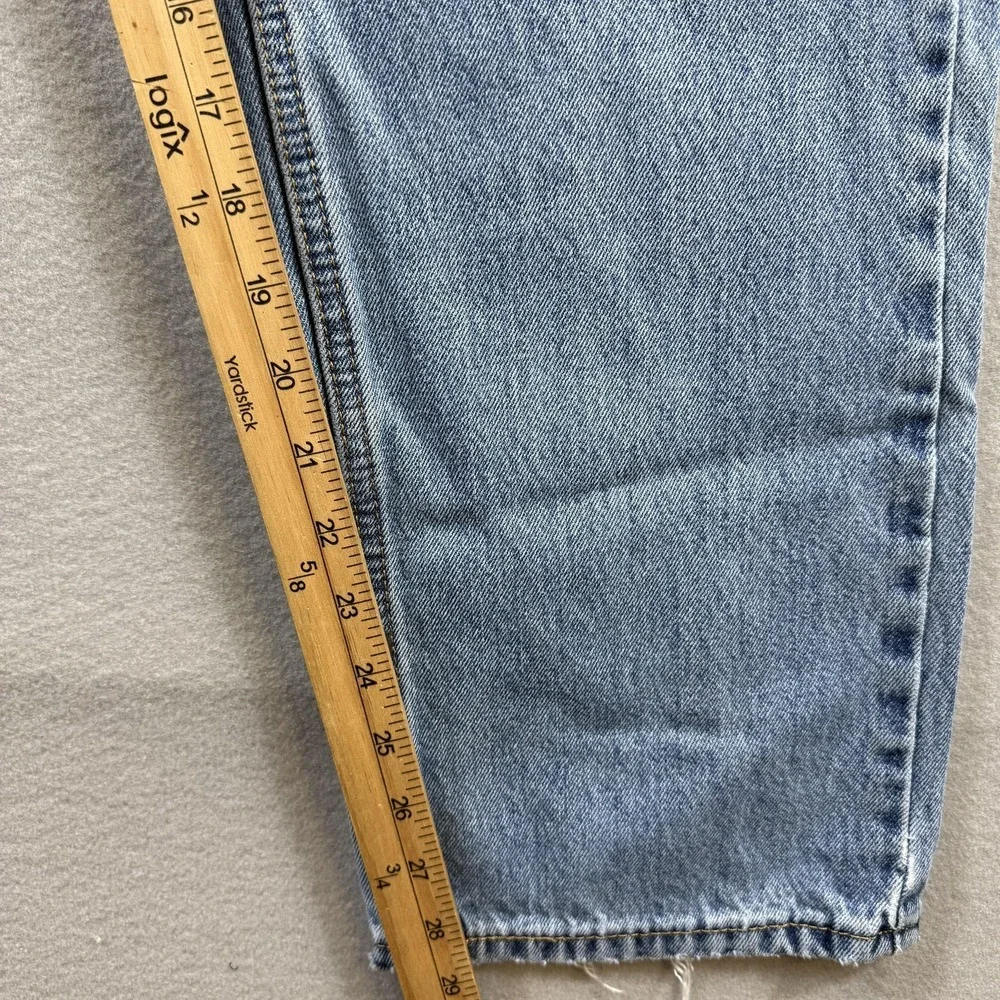 Levis 505 Jeans Men 36x30 (Fit 34x29) Light Wash Blue Regular Straight Leg Denim